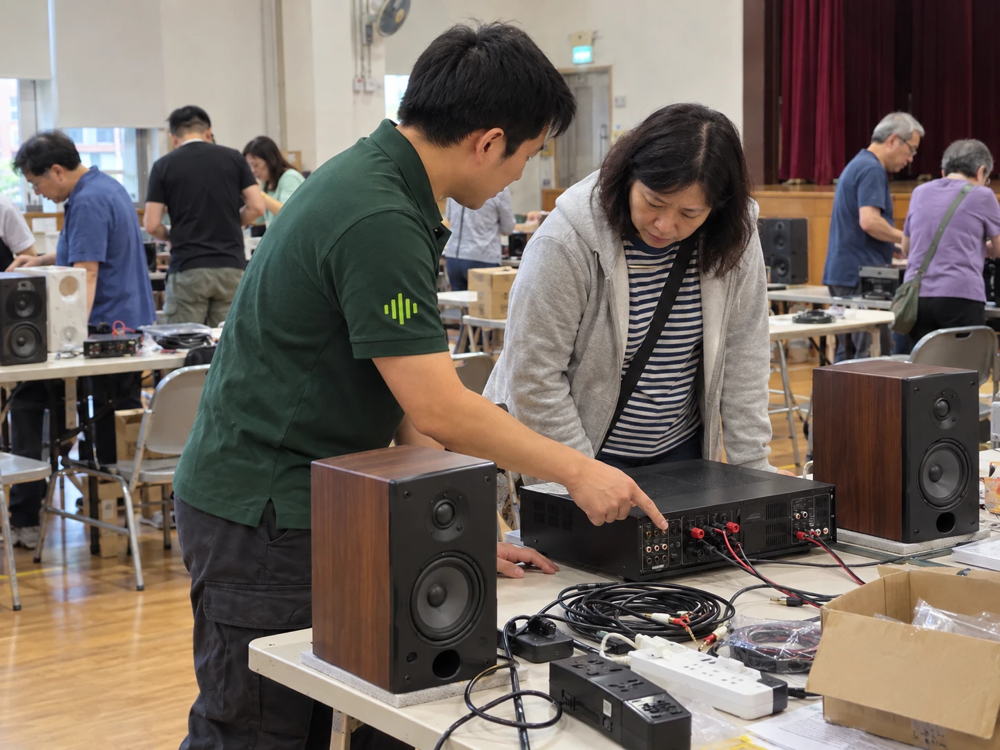 音響重奏：喇叭與擴音機核對
